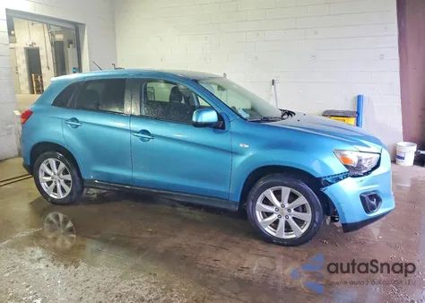 2014 Mitsubishi Outlander Sport Es from USA, damaged, VIN 4A4AP3AU0EE006029